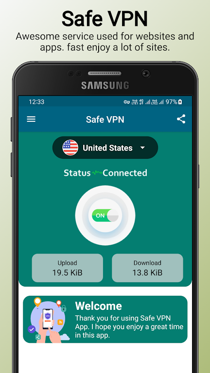 Safe VPN : Secure Proxy Screenshot1