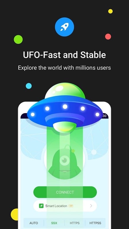 UFO Free VPN - Fast VPN Proxy Master Screenshot1