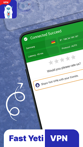Free Yeti VPN - Unlimited VPN & Fast Security VPN Screenshot1