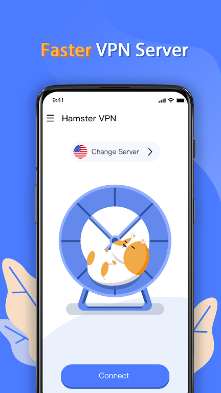 VPN Hamster-free unlimited & security VPN proxy Screenshot1