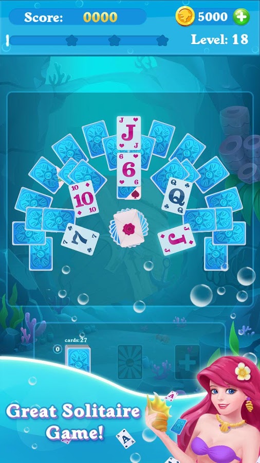 Solitaire Match Mermaid Screenshot1