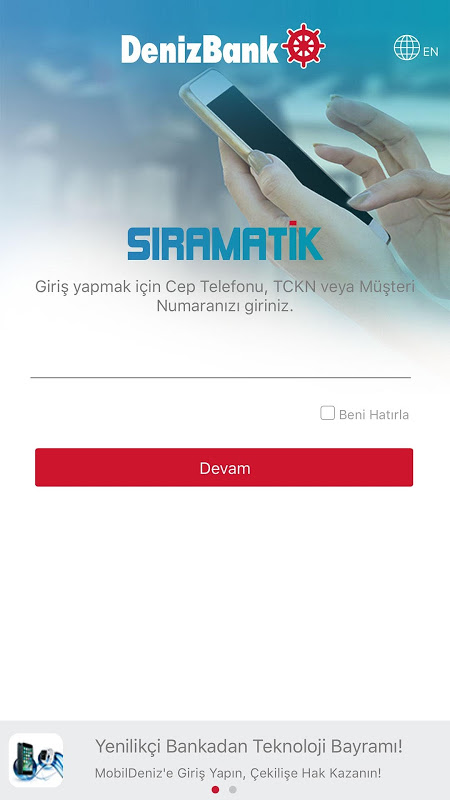 DenizBank Sıramatik Screenshot1