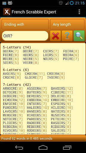 French Scrabble Expert Screenshot4