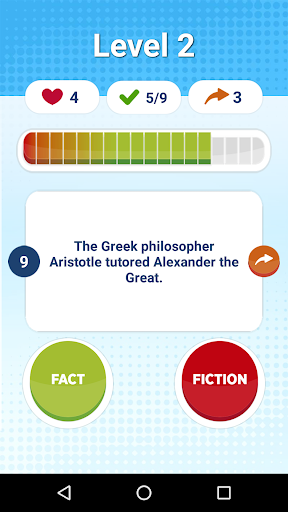 Fact Or Fiction - Knowledge Quiz Game Free Screenshot3