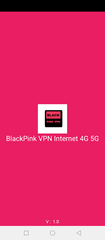 BlackPink VPN Internet 4G 5G Screenshot1