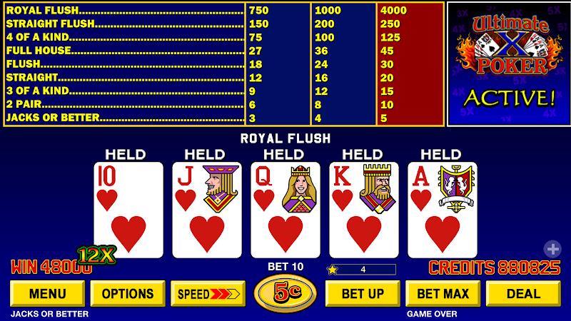 Ultimate X Poker™ - Video Poker Screenshot5