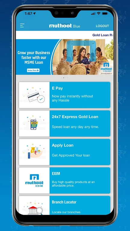 Muthoot Blue | Gold loans from Screenshot3