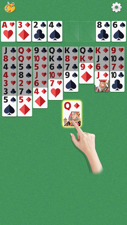 Freecell Solitaire Offline Screenshot1