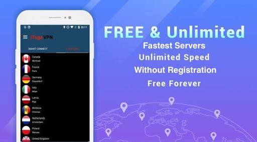 iTuga VPN -Free, Fast and Secure VPN Screenshot3