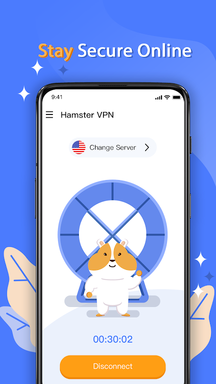 VPN Hamster-free unlimited & security VPN proxy Screenshot3