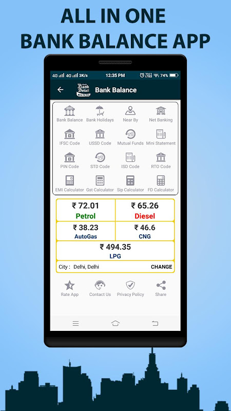 Bank Balance Check, IFSC Codes, Net Banking Screenshot3