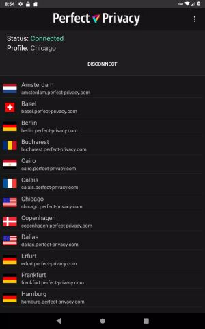 Perfect Privacy VPN Screenshot2