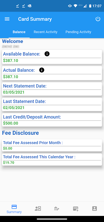 ConvenientCards Mobile Banking Screenshot1