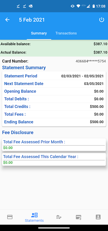 ConvenientCards Mobile Banking Screenshot4