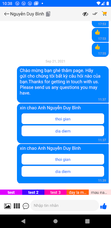 Fchat - Chatbot Messenger Screenshot3