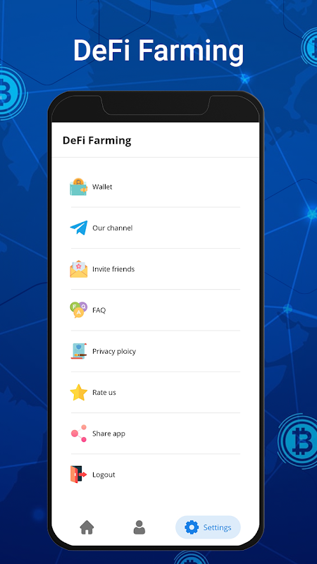 DeFi Farming - Cryptocurrency Farming App Screenshot1