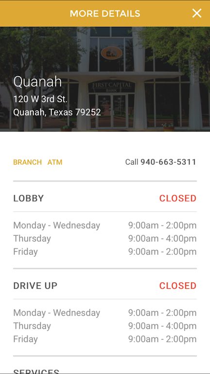 First Capital Bank of Quanah Screenshot4