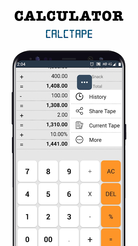 Tap Calc - EMI Calculator Screenshot4