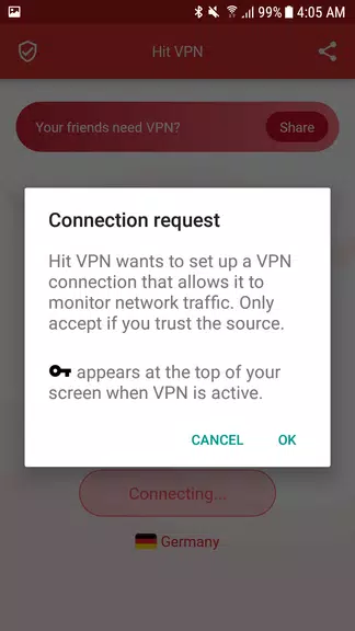 فیلتر شکن پرسرعت و قوی برای اندروید رایگان Hit Vpn Screenshot3