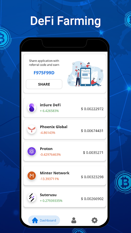 DeFi Farming - Cryptocurrency Farming App Screenshot2