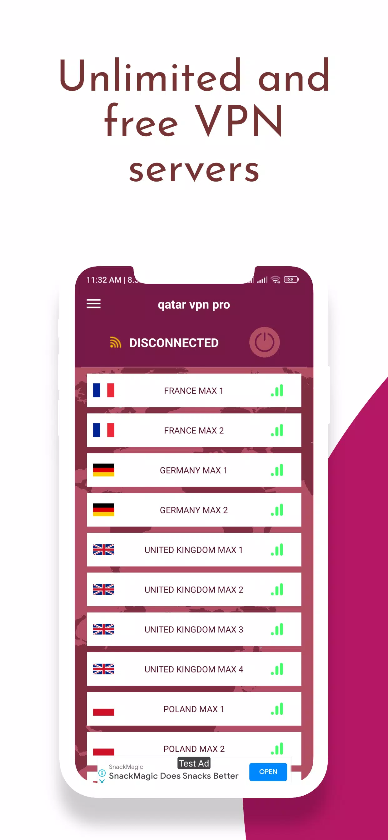 Qatar vpn 22 pro Screenshot2