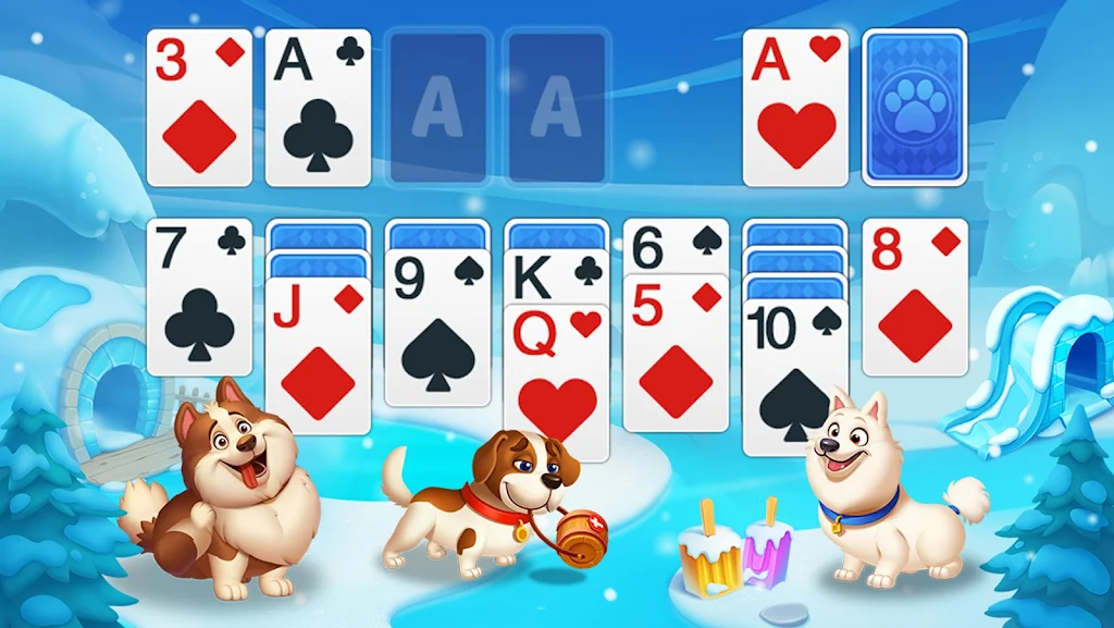 Solitaire Dog Rescue Screenshot2