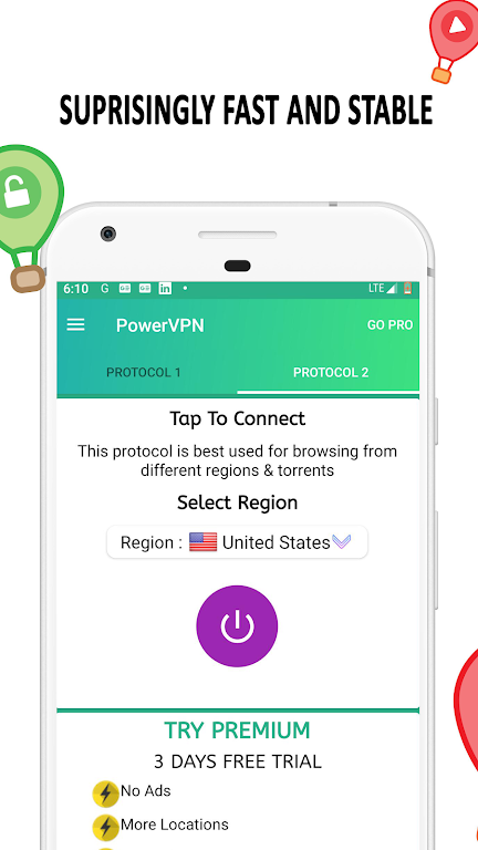 Power VPN Free VPN Screenshot3