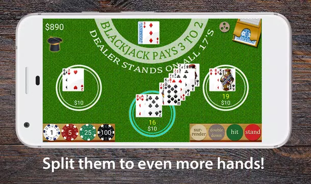 Multi Hand Blackjack Screenshot2