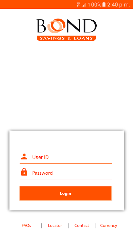 BOND Mobile Banking Screenshot1