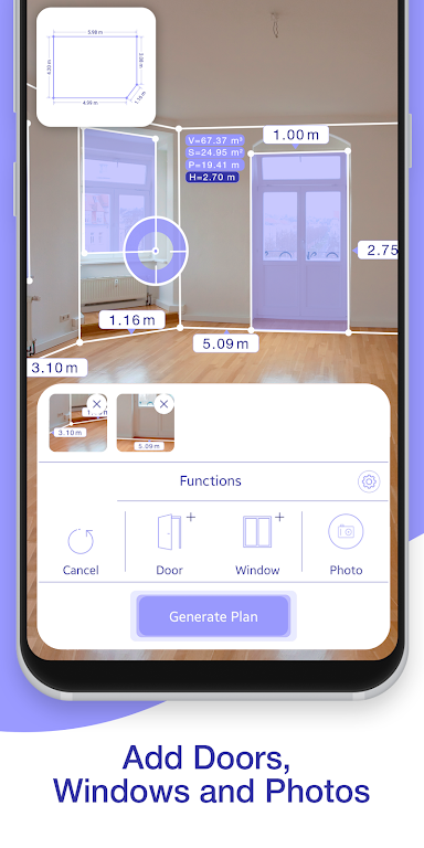 AR Plan 3D Tape Measure, Ruler Mod Screenshot2