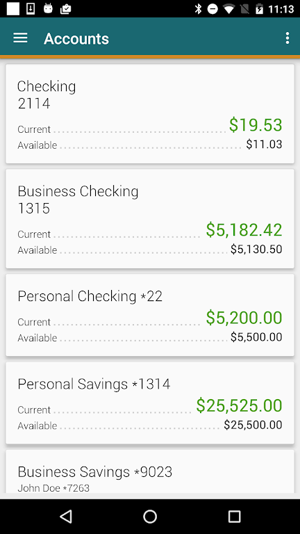 Horizon Mobile Banking Screenshot1