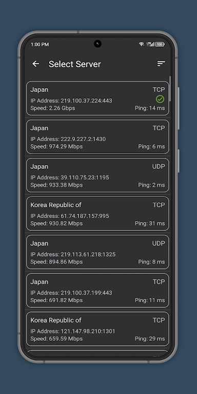 Fire VPN - Secure VPN Proxy Screenshot2