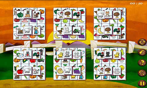 Barnyard Mahjong HD Free Screenshot1