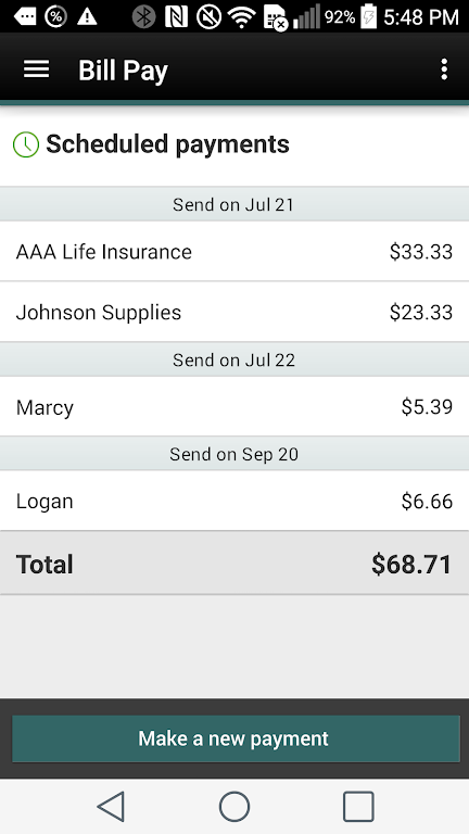 OFCU Mobile Banking Screenshot4