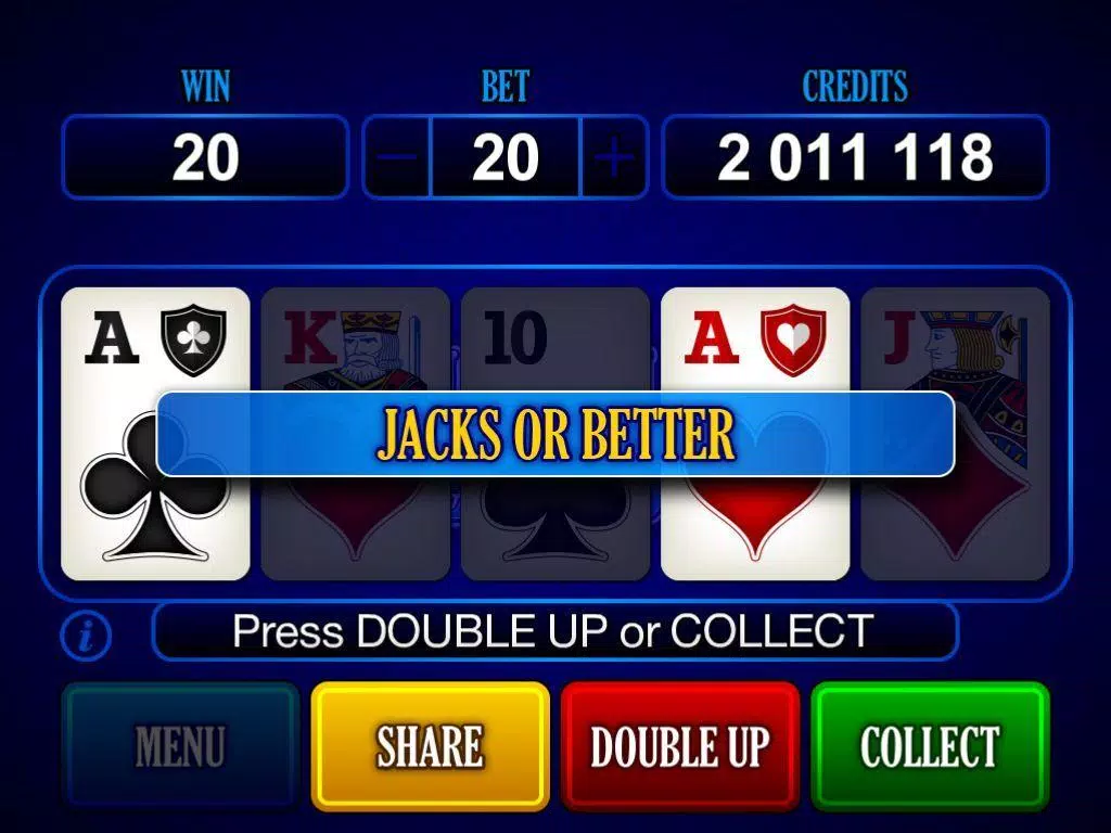 HiLo Video Poker Screenshot2