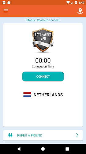 Bot Changer VPN - Free VPN Proxy & Wi-Fi Security Screenshot2
