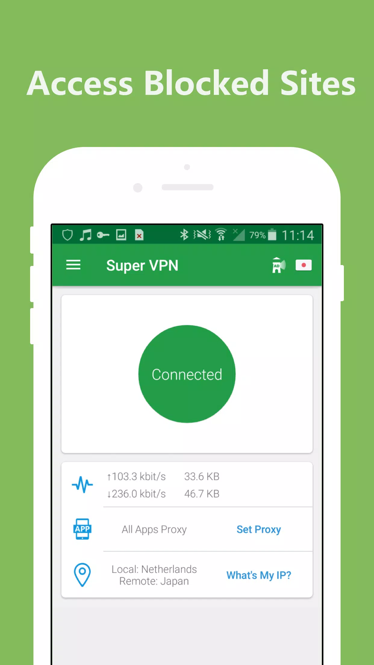 Hotspot VPN - Free VPN & Unlimited Proxy Screenshot1