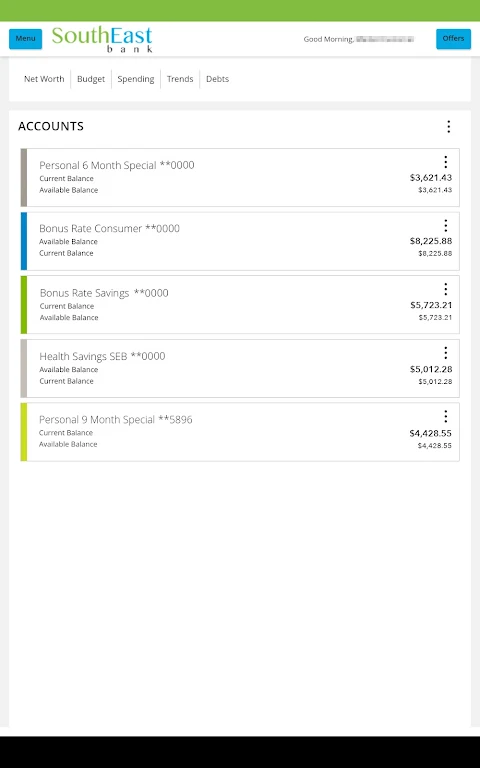 SouthEast Bank Mobile Banking Screenshot4