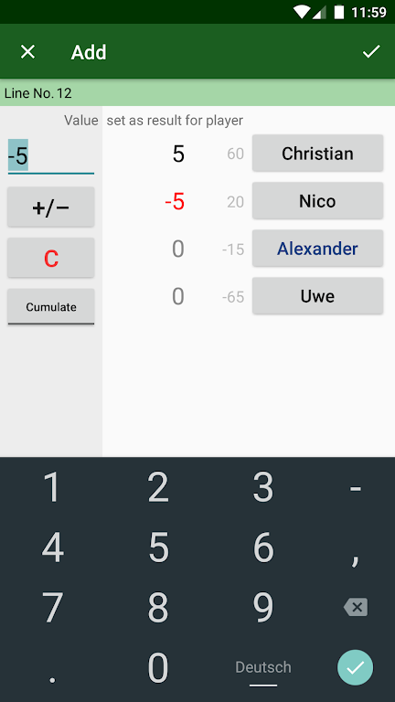 Simple Score Sheet Screenshot2