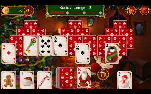 Santa's Christmas Solitaire TriPeaks Screenshot4