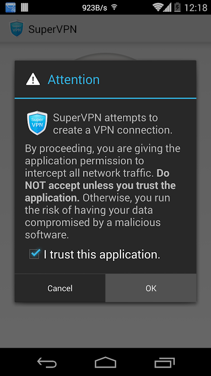 SuperVPN Fast VPN Client Screenshot2