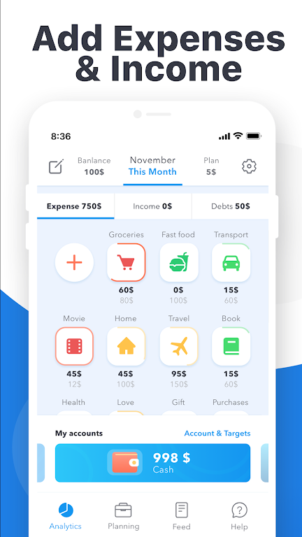 Expense tracker, Money manager Screenshot1