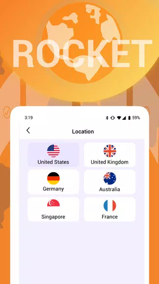 Rocket VPN - Fast  VPN Proxy Screenshot3