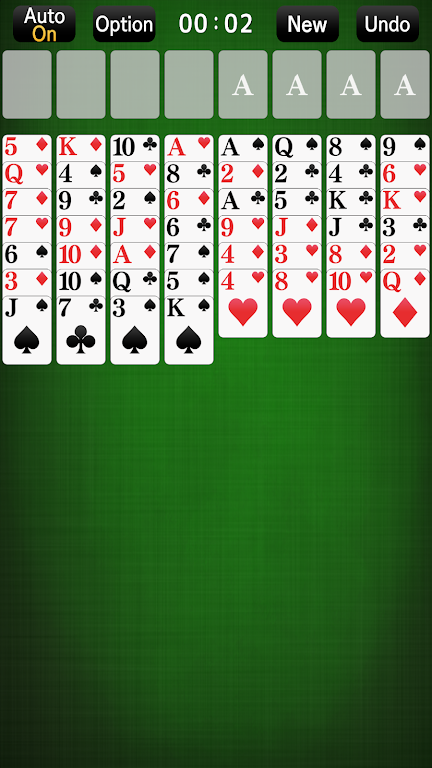 FreeCell [card game] Screenshot2