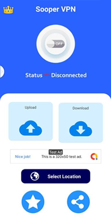 Sooper VPN-Secure VPN Screenshot1