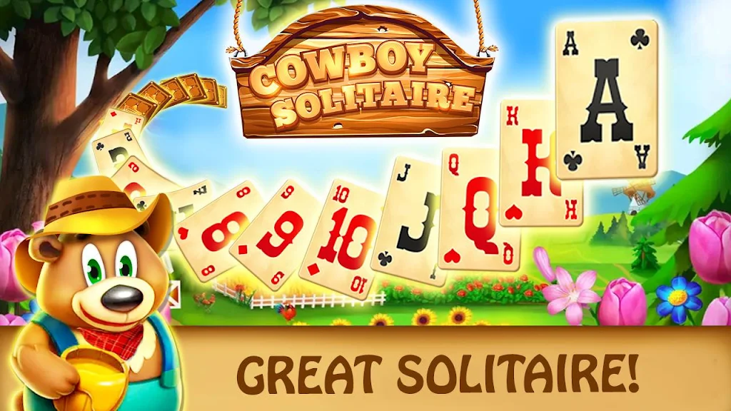 Solitaire match cowboy Screenshot2