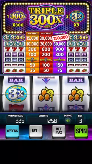 Triple 300x Vegas Slots Screenshot1