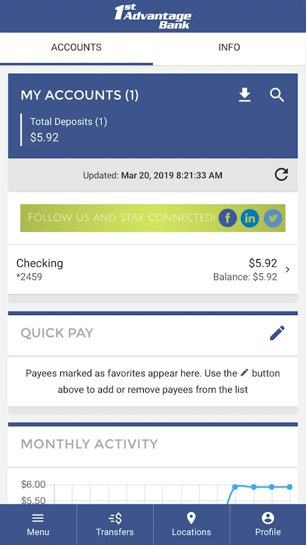 1st Advantage Bank Screenshot2