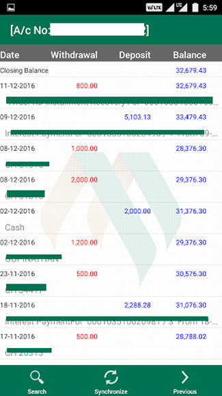 MCUBank e-Passbook Screenshot3