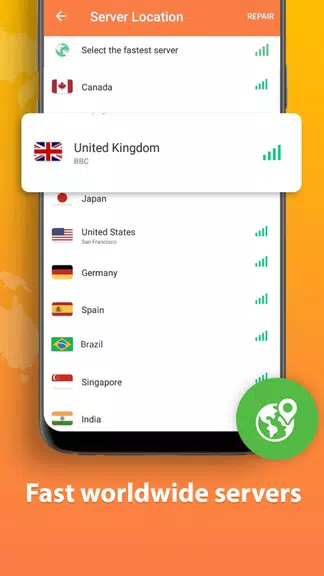 Turbo VPN Lite - Free VPN Proxy Screenshot3